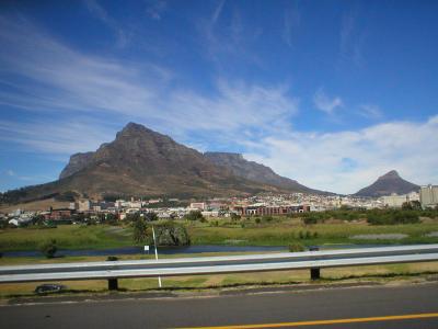Capetown from the highway