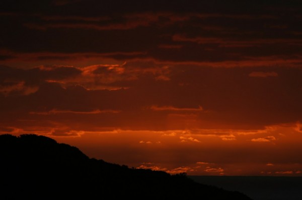 Sunrise over East London